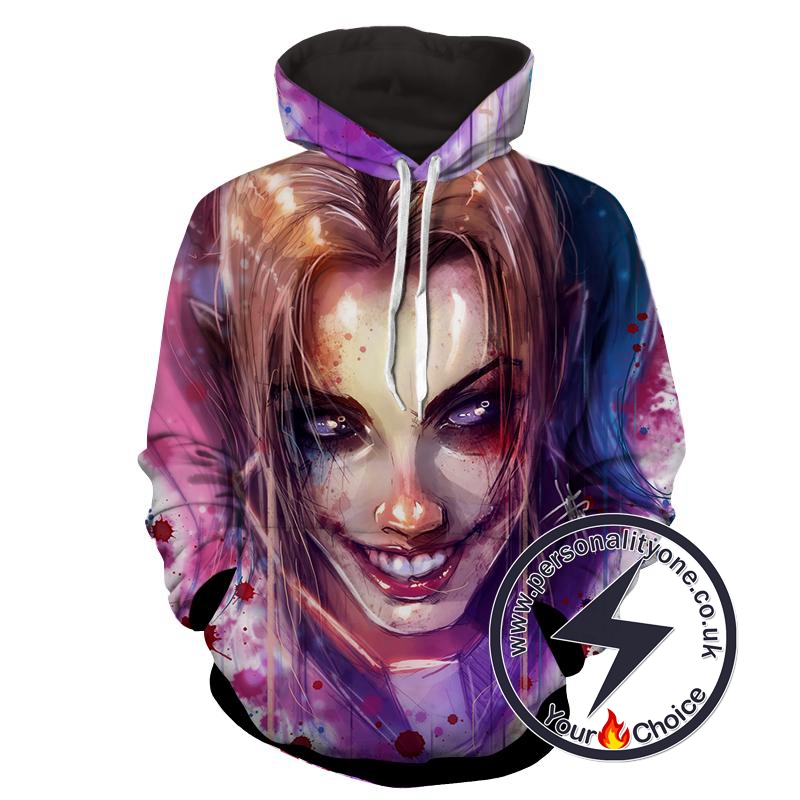 Harley Quinn - Harley Quinn 3D - Hoodies